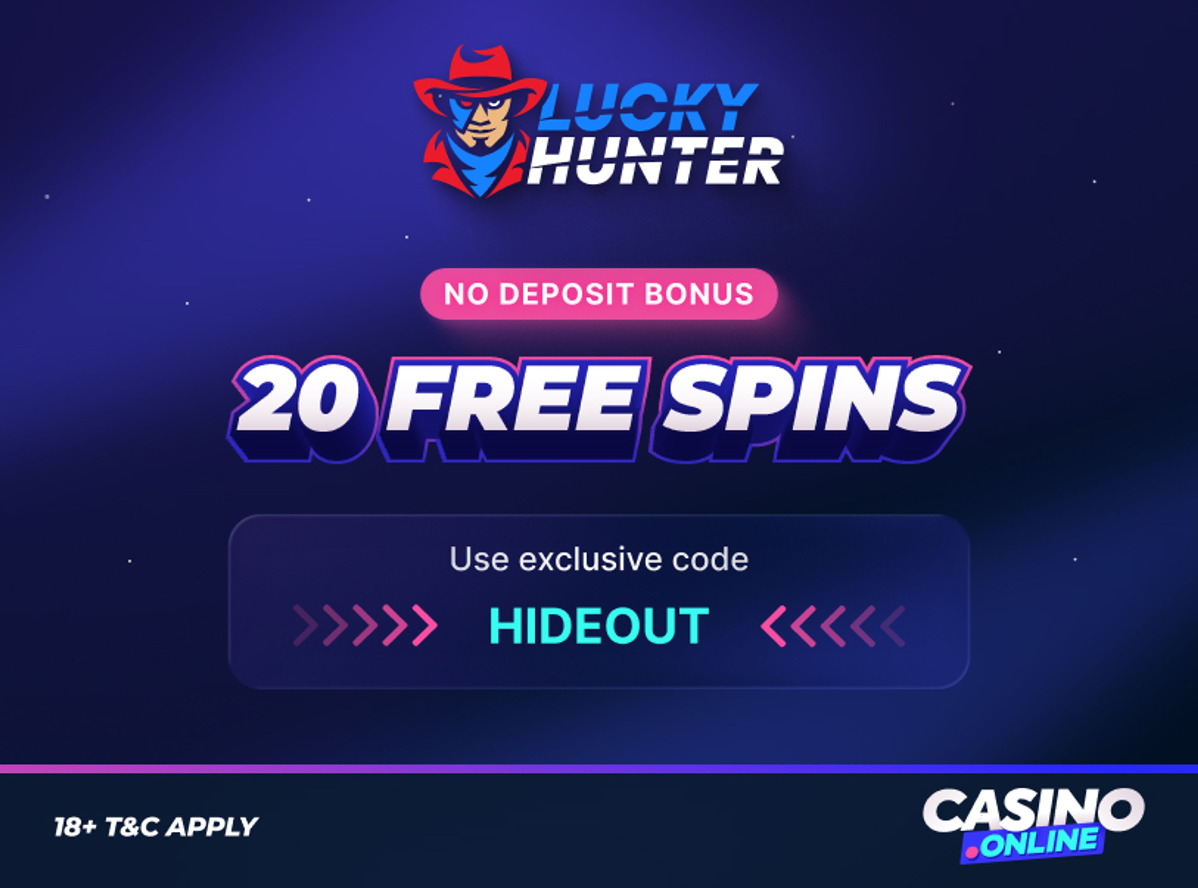 Lucky Hunter Casino No-Deposit Bonus